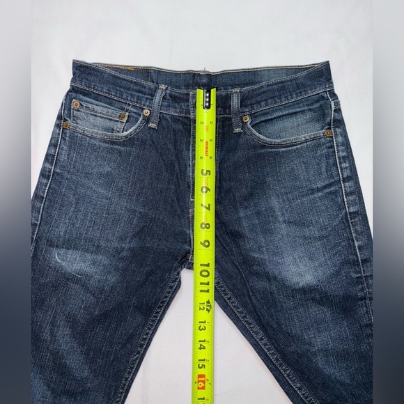 Levi’s Men’s Size 32/32 Dark Wash 511 Slim Fit Straight Leg Stretch Jeans - Picture 5 of 8